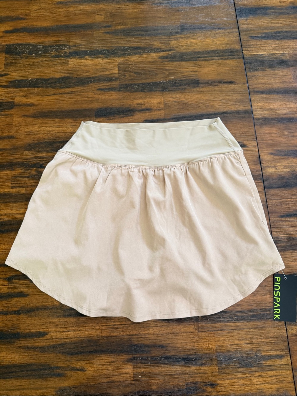 NWT Women’s Cream Athletic Skort with Wide Waistband